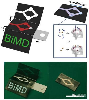 可用于熒光增強和非標(biāo)記檢測的光子晶體三維折紙微流控芯片