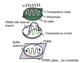 基于軟蝕刻技術的芯片快速復制法
