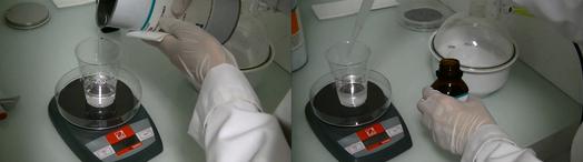 PDMS復制：PDMS和固化劑的比例與混合