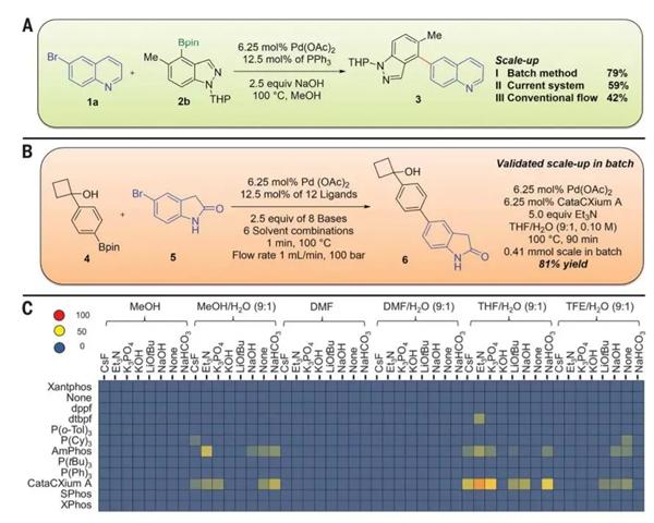 該系統(tǒng)可以擴大規(guī)模,進行相應(yīng)的優(yōu)化(圖片來源:《科學(xué)》) 該系統(tǒng)可以擴大規(guī)模,進行相應(yīng)的優(yōu)化(圖片來源:《科學(xué)》)