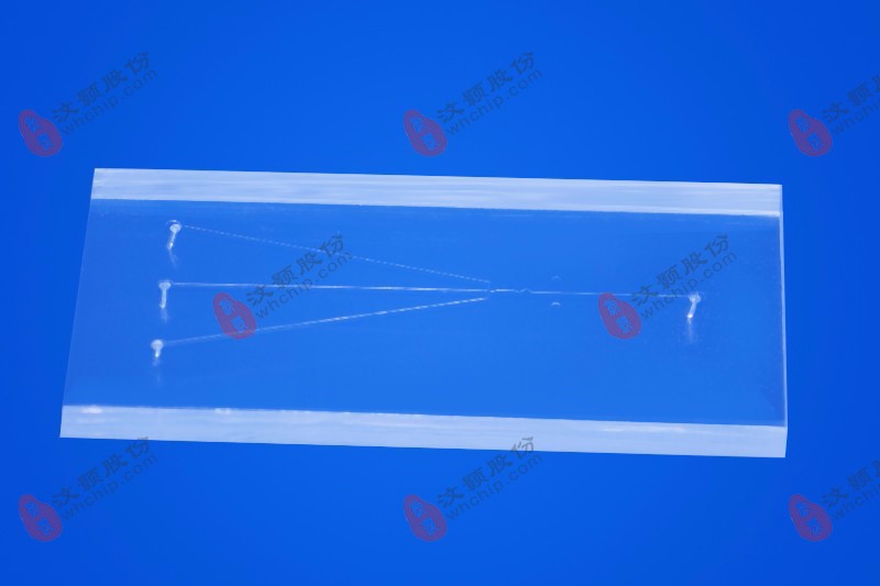 Chip for detection of small molecules(80?m etch depth)