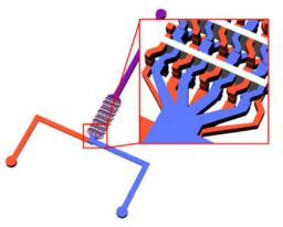 使用層壓的微流體混合