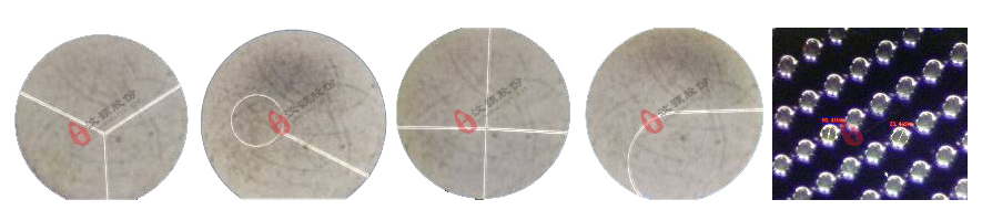 SU-8硅片模具微觀圖 SU-8硅片模具微觀圖