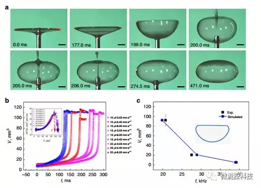 氣泡的形成進行控制 氣泡的形成進行控制