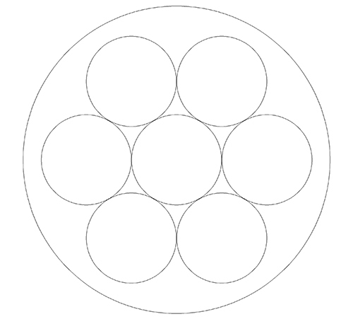 花瓣式結晶發生器橫截面