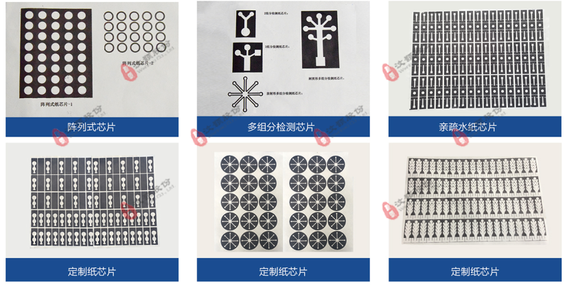 其他常規親疏水紙芯片 其他常規親疏水紙芯片