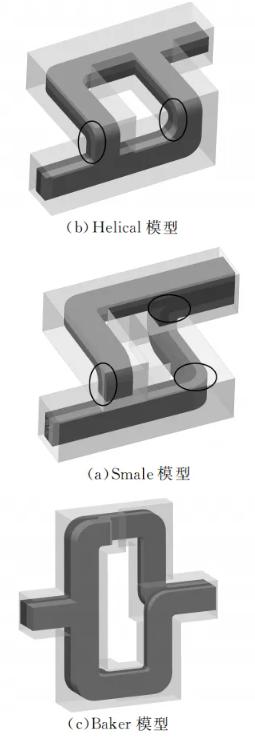 圖４分合式通道流動混合示意圖